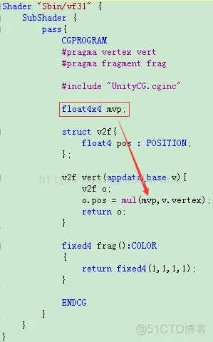 Cg入门10：Vertex Shader - 几何变换 —MVP矩阵变换_c#_02